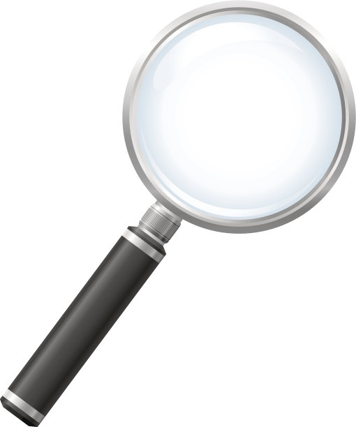放大镜矢量图图片下载