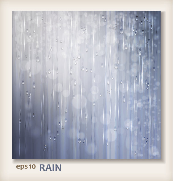 灰色的雨。抽象水背景设计图片下载