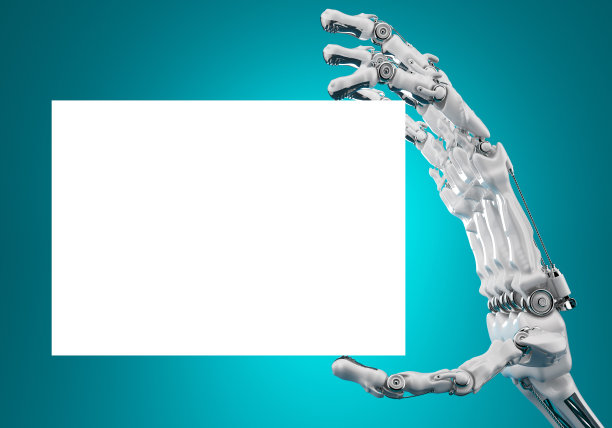 手里拿着一张空白卡片图片下载