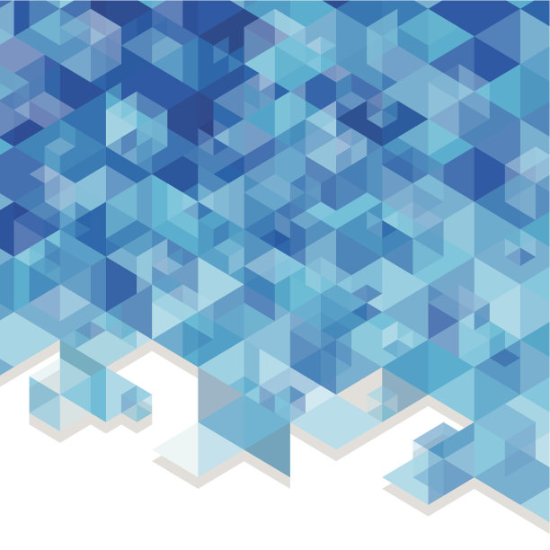 蓝色方块图片下载