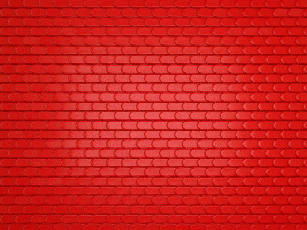 红色皮革缝制的背景与鳞片纹理图片下载