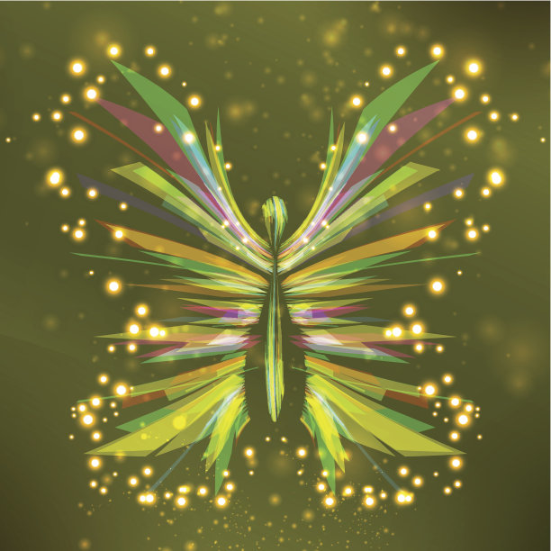 闪闪发光的蝴蝶图片下载