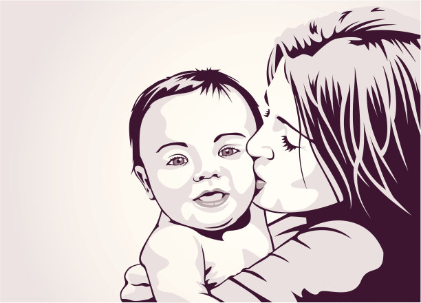 母亲和婴儿图片下载