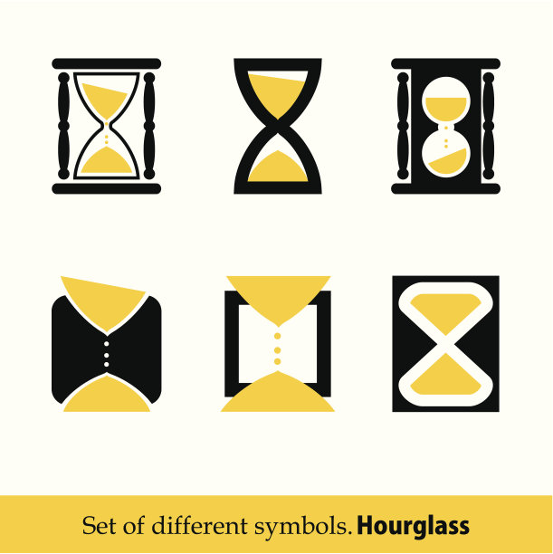 沙漏符号和图标图片下载