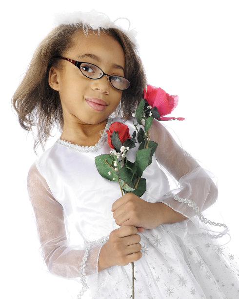 倚着玫瑰图片下载