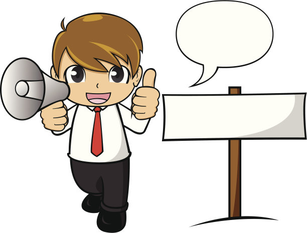 推销员和横幅图片下载