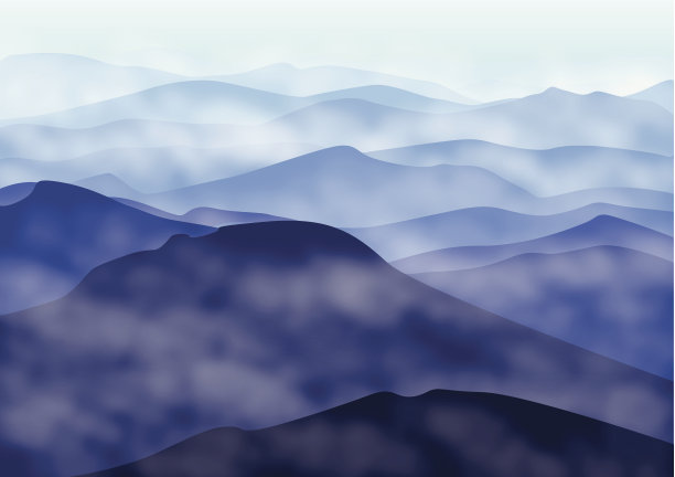 山在雾中图片下载