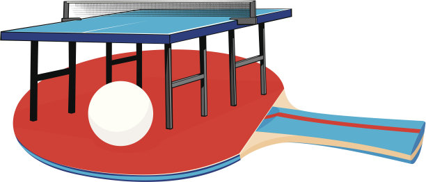 乒乓球器材图片下载