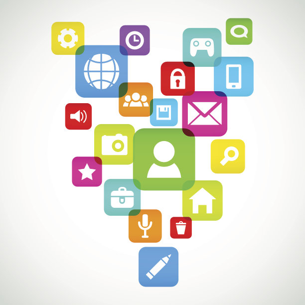 社会媒体背景图片下载