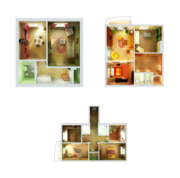 顶层现代公寓图片下载