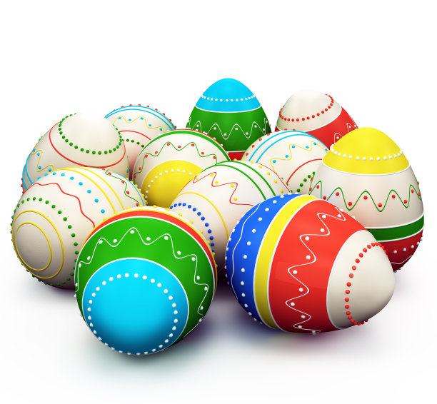 彩色复活节彩蛋图片下载