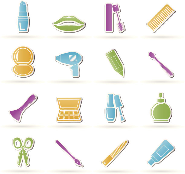 化妆品，化妆和美发偶像图片下载