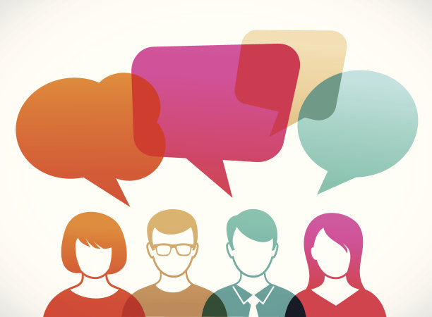 说话冒泡的人素材图片