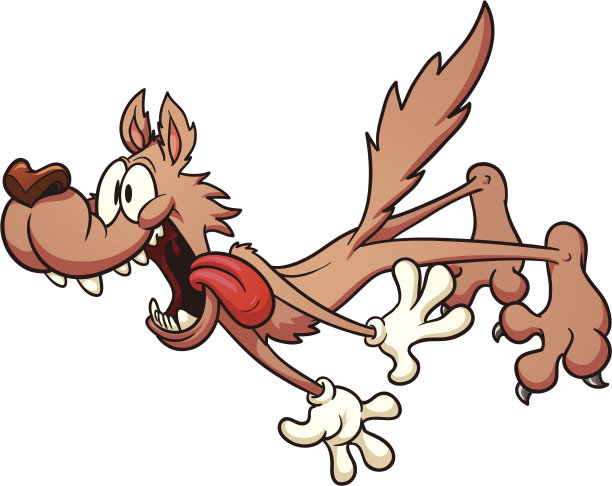 兴奋的狼图片下载