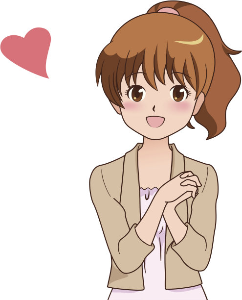 一个女孩的画像图片下载