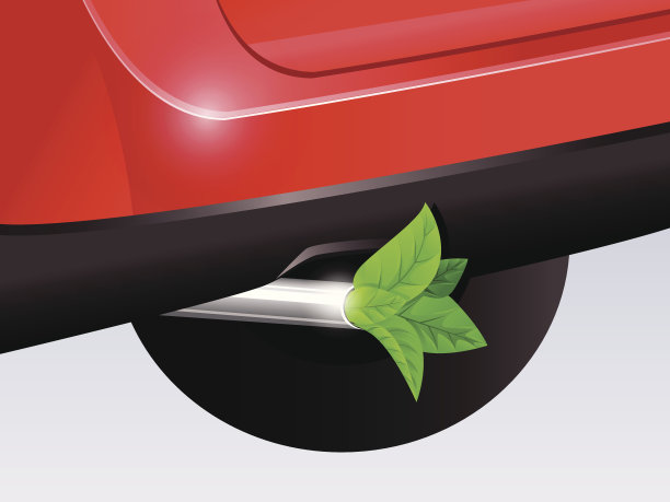 绿叶在排气管里图片下载