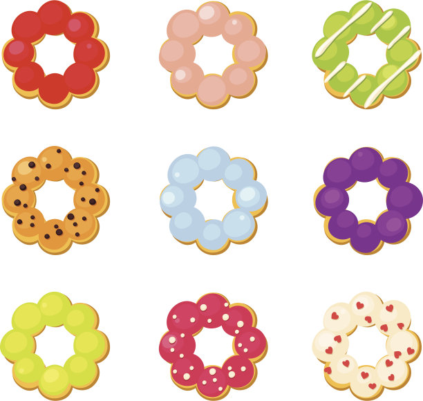 环甜甜圈组图片下载