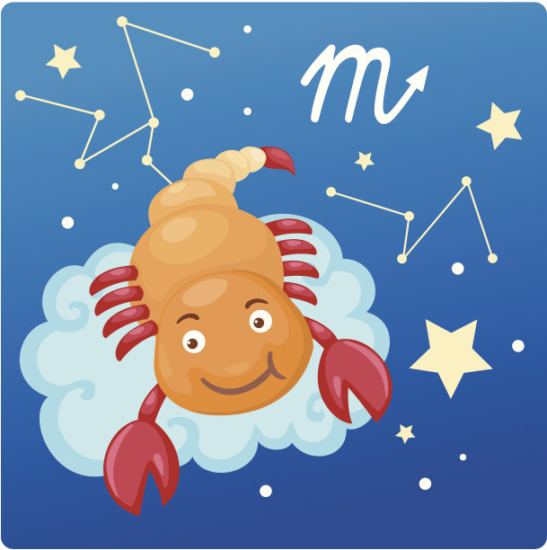 黄道带-天蝎座插图图片下载