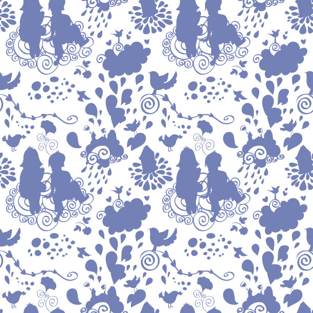 无缝模式适合儿童背景图片下载