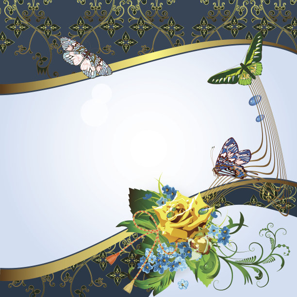 黄玫瑰背景图片下载