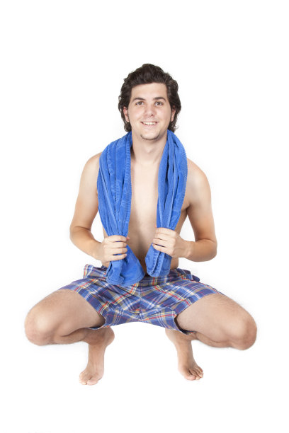 年轻的游泳运动员图片下载