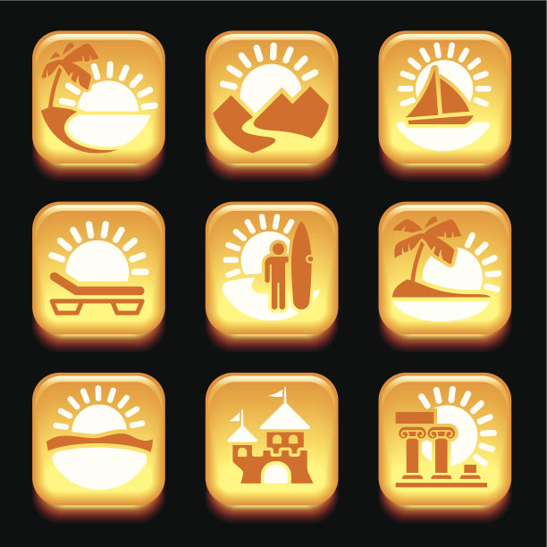 夏季活动的标志图片下载