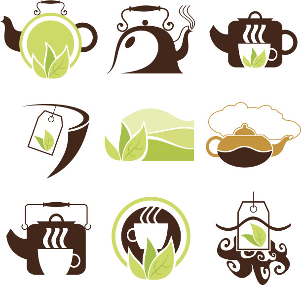 符号茶向量图标素材图片