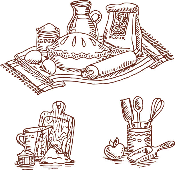 烘焙静物图片下载