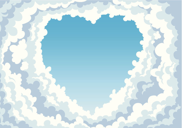 天空插画素材ID：105489064