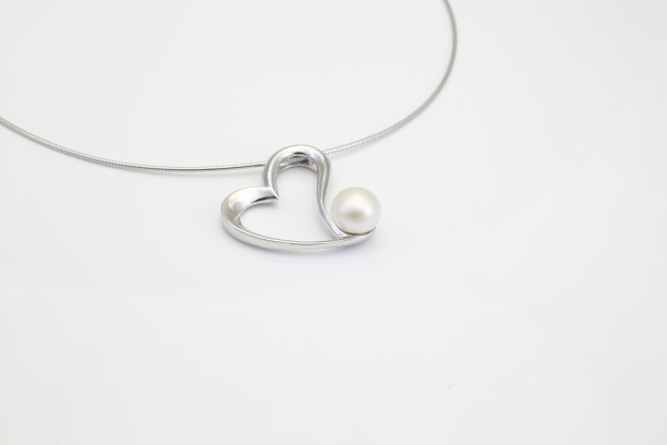 心形珍珠项链图片下载