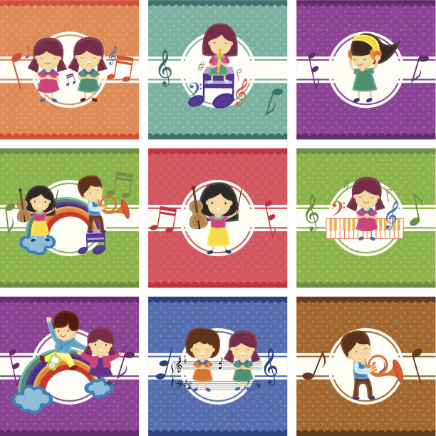 音乐启发的布局框架图片下载