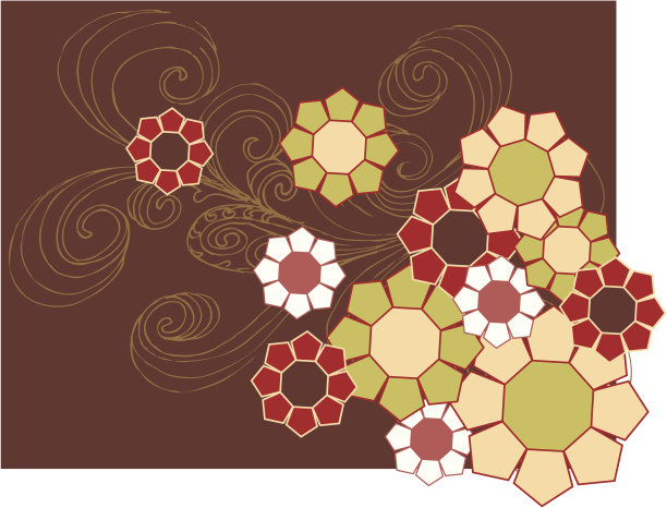 嬉皮花在蓬勃发展图片下载