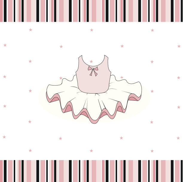 芭蕾舞女演员图图剪纸艺术图片下载