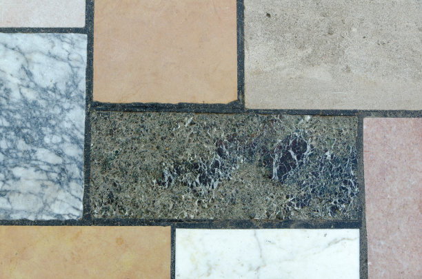 大理石矩形排列在直角图片下载