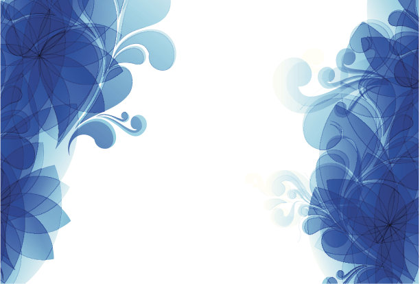 抽象的蓝色花背景图片下载