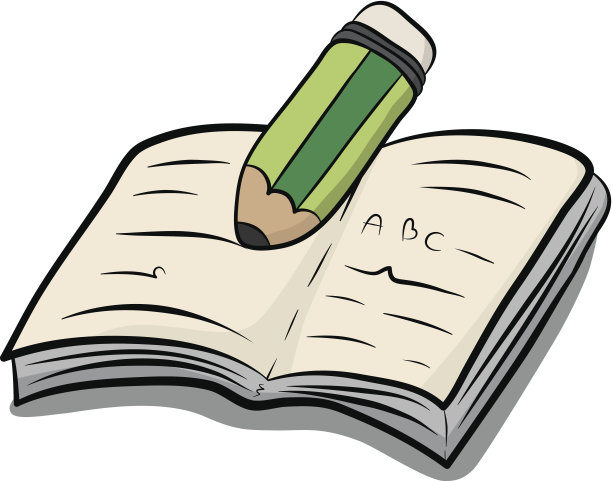 铅笔和书图片下载