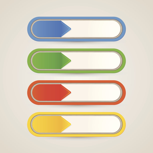 不干胶标签颜色套装图片下载