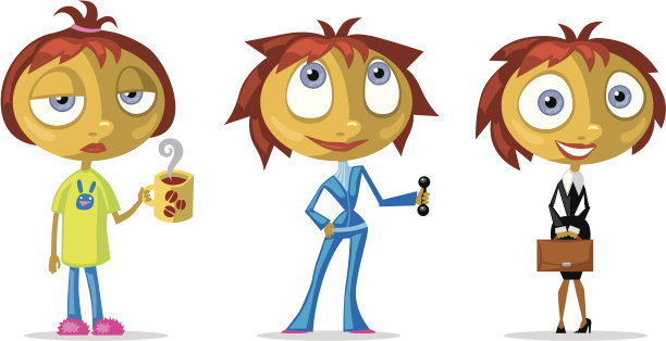 早上的女孩图片下载