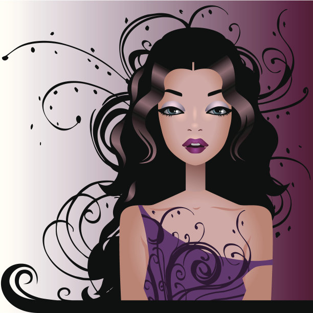 迷人的女孩图片下载