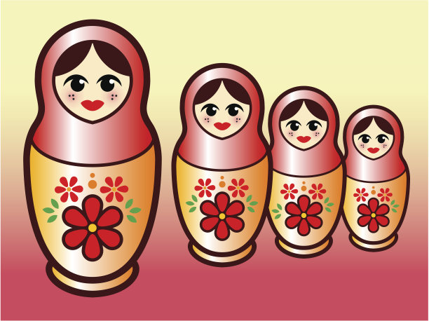 俄罗斯娃娃图片下载