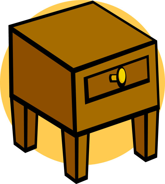 床头柜上的家具图片下载