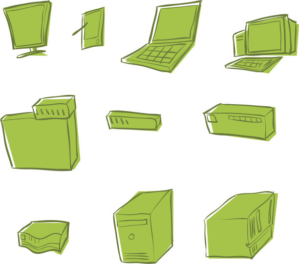 网络架构图标(第一部分)图片下载