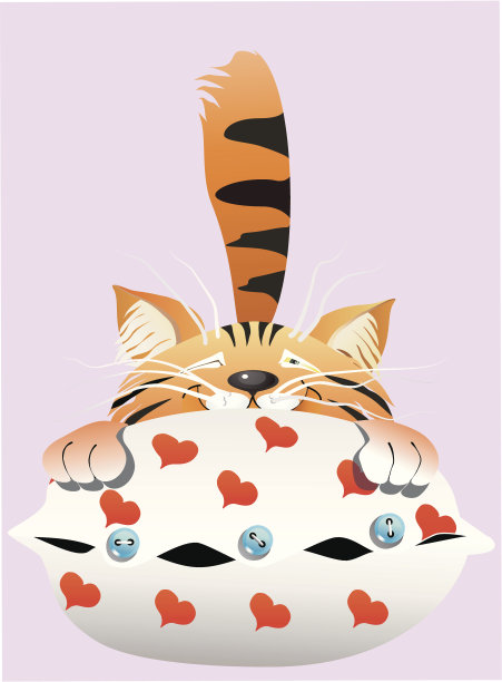 红色的猫图片下载