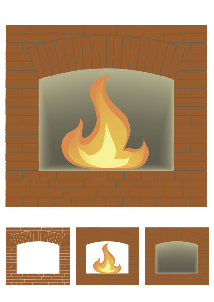门户的壁炉图片下载