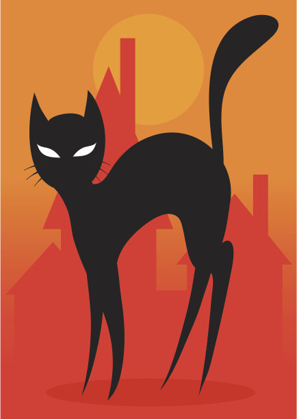 黑色的猫图片下载