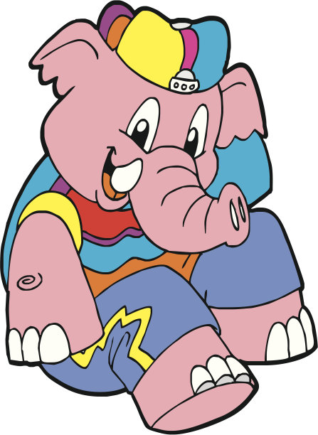 可爱的大象图片下载