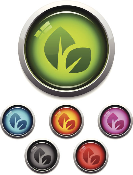 光滑的叶子图标图片下载