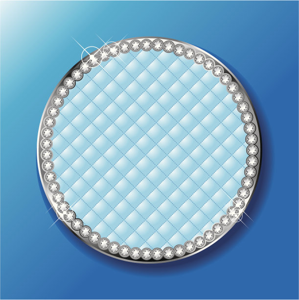 绗缝圆板图片下载