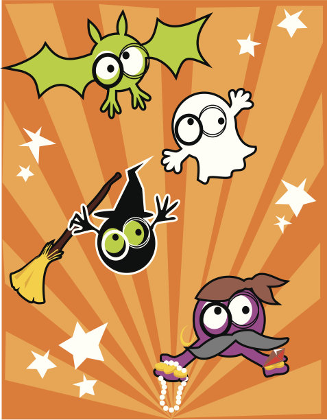 万圣节的字符图片下载