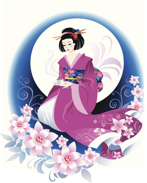 艺妓素材图片